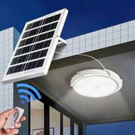 Solar Powered Ceiling Light With Remote Control, Indoor/Outdoor Upgraded Version, 100W Solar Wall Li