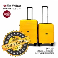 2 IN 1 LUGGAGE SET 20'' + 24'' JAPANESE CONCEPT WARENAI PP (SAMEL FGD 343)
