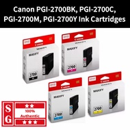 [Bundle Set] Canon PGI-2700 BK, C, M, Y Genuine Ink Cartridge --- Canon 2700 Ink Cartridge Canon PGI