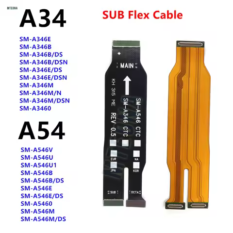 For Samsung Galaxy A34 A54 SM-A346B A346E A346M A546B Motherboard Main Board Connector LCD Display F