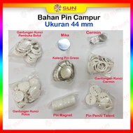 GANTUNGAN 44 mm Talent Pin Material - Safety Pin, Keychain Pin, Mirror Pin, Bottle Opener Pin, Doll 