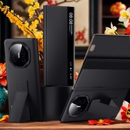 FOREARN | เคสหนังแท้พับได้พร้อมที่วางสำหรับ Huawei Mate Xt ป้องกันรอบด้าน