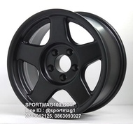 ล้อแม็กซ์ Bradley 3290 ขอบ16นิ้ว 5รู114 สีดำด้าน กว้าง8นิ้ว Offset0 [15039]