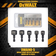 DEWALT DWAIND-5 Impact Ready Nutsetter Impact Driver Bit (5-Piece) Tool Accessories