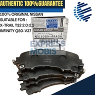 100% ORIGINAL NISSAN FRONT BRAKE PAD D1060-4GA0A XTRAIL T32 2.0/2.5 , INFINITY Q50-V37 2.0