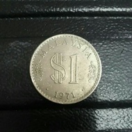 Duit Malaysia 1Ringgit 1971 Coin