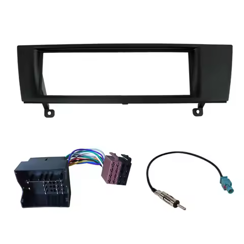 Single Din Car Radio Facia for BMW 1 Series (E87/81/82/88) 2004-2014 DVD Stereo CD Panel Dash Kit Tr