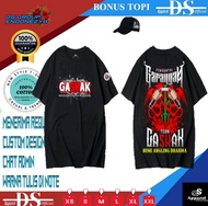 KAOS SABLON GASHAK TEAM GASHAK BUMI BAHAN COTTON COMBED