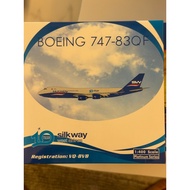 [Ready Stock] PH 1/400 Alloy Airplane Model BOEING 747-83QF silkway Freight airlines silkway west ai