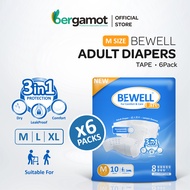 [TAPE | 6 PACKS] Bewell Care Adult Tape Diapers M | L | XL - 6 packs