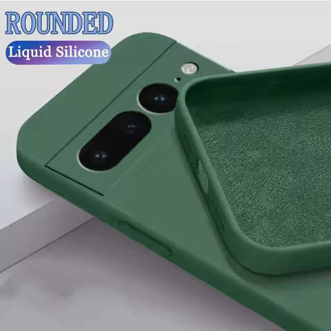 For Cover Google Pixel 7 Pro Case Pixel 7 Pro Capa Shockproof Liquid Silicone TPU Soft Cover Google 