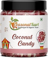 SEASONALKART Seasonal Kart Coconut Candy 300 Gm I Coconut Flavoured Sugar Candy I Sweet Coconut Cand