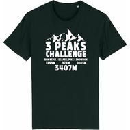 Personality Customized T-Shirt 3 Peaks Walking Challenge Soft Men'Apparel Gift