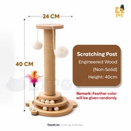 EZPET🐱【4in1 Sisal Cat Scratching Post】Interactive Cat Toy with Rope Cat Climbing Scratchers Board Ti