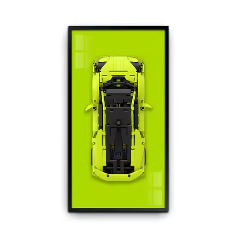 Display Wall Mount Board for Lego 42161 Lamborghini Huracán Tecnica Model,Adult Collectibles Gifts f