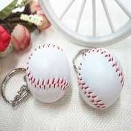 Baseball Keychain Bag Pencil Case Decoration Keychain Baseball Keychain Charms
