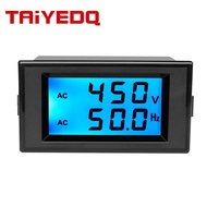 Vôn Kế Kỹ Thuật Số LCD Máy Đo Tần Số Máy Kiểm Tra Pha 110V 220V Ba Pha 380V 50Hz D69-2080