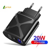 【Fast delivery】 Fast Charge Adapter For Travel Portable Type-c Qc3.0 Pd Fast Charge Charger For Ipho
