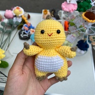 GANTUNGAN [CRAFTHIC] Nailong Crochet Keychain || Knitted Nailong Doll || Nailong keychain