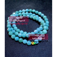 Lam Ngoc Jadite A Diamond Cut Necklace size 8mm Svip Inspected Goods