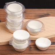 Hộp Đựng Bánh Muffin Giấy 100 Chiếc Hộp Đựng Bánh Quy Di Động Giấy Đựng Đồ Ăn Nhanh Baking Cupcake L