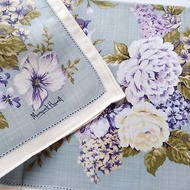 Margaret Howell Vintage Handkerchief Women Floral 18.5 x 18.5 inches