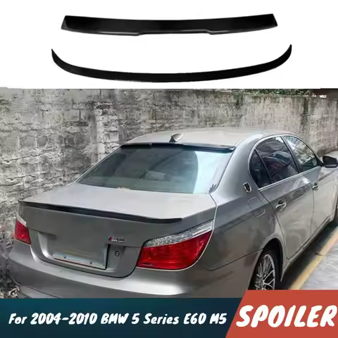 For 2004-2010 BMW 5 Series E60 M5 Car Rear Windshield Roof Spoiler/Rear Trunk Lid Spoiler Bodykit Ca