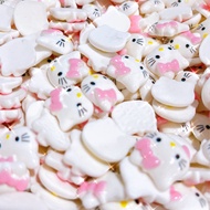 A456 1 pcs hello kitty flatback charm cabochon resin cat diy accessory resin cute kawaii cartoon dec