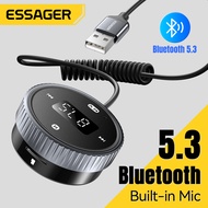 Essager Bluetooth 5.3 Adapter | Frequency Range: 87.5–108 MHz | Built-in TF Card Slot | 3.5 mm Input