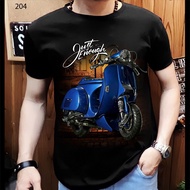 Yc collection - Men's casual t-shirt with Vespa image biru 02