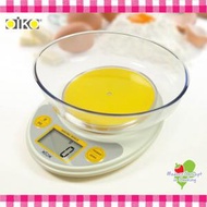 OiKO - OiKO 雞蛋造型 廚房用 2KG 電子秤 附透明盛載器皿