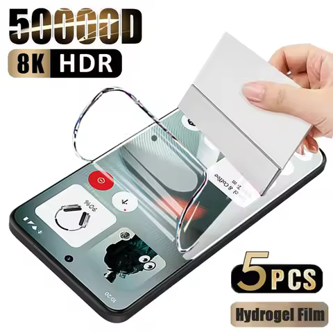 5PCS Hydrogel Film For Nothing Phone 3 3A Pro 2A 1 Full Cover Screen Protector For Nothing CMF Phone