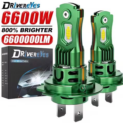 6600W 1:1 H7 LED CANBUS Light H1 H4 H11 9005 9006 HB3 HB4 CSP Chip Plug&Play Wireless Car Headlight 