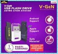 Q97 FLASH DISC 64GB 64 GB ORI 100% ASTRO USB DRIVE ASLI VGEN V-GEN GARANSI TUKAR SEUMUR HIDUP FD MEM
