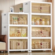 【SG STOCK】Foldable Household Storage Box Clothing Snacks Toy Wardrobe Stackable Thickened Clothes Sn