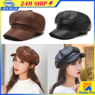 Vintage Beret Hat Adjustable Autumn Winter Hat Beret Octagonal Cap Soft for Women Beret Painter Cap