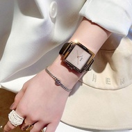 GEDI Fashion Genuine Leather Band Women's Watch Square Casual Waterproof Watch Retro Simple Watch