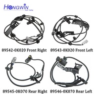 1/2/4pcs Front Rear Left Right ABS Speed Sensor For Toyota Hilux Vigo 89542-0K020 89543-0K020 89546-