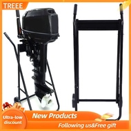 treee Haofy Outboard Boat Motor Stand Carrier  165lb Load Heavy Duty Engine Trolley with Wheels Port