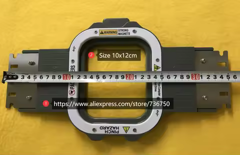 Tajima Magnetic Hoop Frame 10x12cm 15x15cm 8x8 11x25.5cm L355mm For 360mm Sew Field China Tubular Em