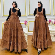 Emma Overall Vania motif kotak 930 / Overall kekinian 2024
