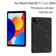 Shockproof Silicone Soft Case Fo Xiaomi Redmi Pad SE 8.7" Back Cover Shell For 2024 RedMi Pad SE 8.7