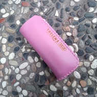 leather sleeve thelema solo pink
