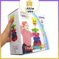 [Sato] Đồ Chơi Thả Bóng Bé Yêu Sato89 Sato007 Tháp Bóng Lăn Qua Lỗ Bóng Rổ Tháp Thang Xoắn Vui Nhộn 