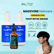 Paket Produk Madevine Oil (1 pcs) & Shampoo (2 pcs)