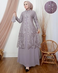 NEW Gamis Dress Cinderella Tiga Mewah Kekinian 2023 - Gamis Pesta Pernikanan Stlyle Modis Kondangan 