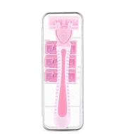 Ladies Dedicated Razor Armpit Hair 6-Layer Razor Razor Blade Remove Leg Hair Device Private Parts Pu