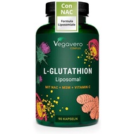 Vegavero Liposomal and Reduced | With NAC Vitamin C MSM Glycine and Antioxidant Detoxifyi