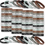 ShinyRelief Christian Easter Church Gift Bulk Bracelet Father Silicone Bracelets He Came Died Arose 