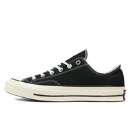 Sepatu Sneakers Converse chuck 70 ox low top black egret 162058C-DT